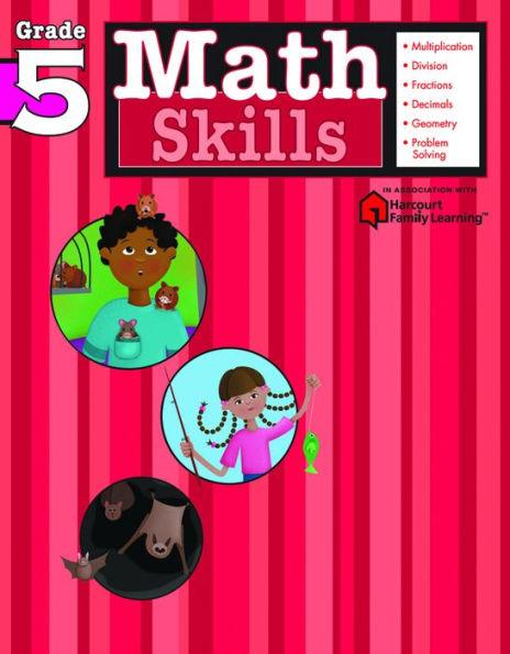 Math Skills: Grade 5 (Flash Kids Harcourt Family Learning) - Paperback | Diverse Reads