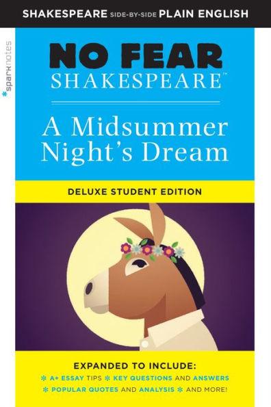 Midsummer Night's Dream: No Fear Shakespeare Deluxe Student Edition - Paperback | Diverse Reads