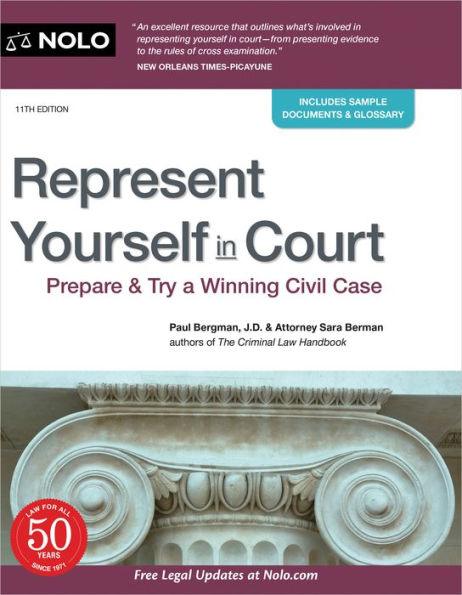 Represent Yourself in Court: Prepare & Try a Winning Civil Case - Paperback | Diverse Reads