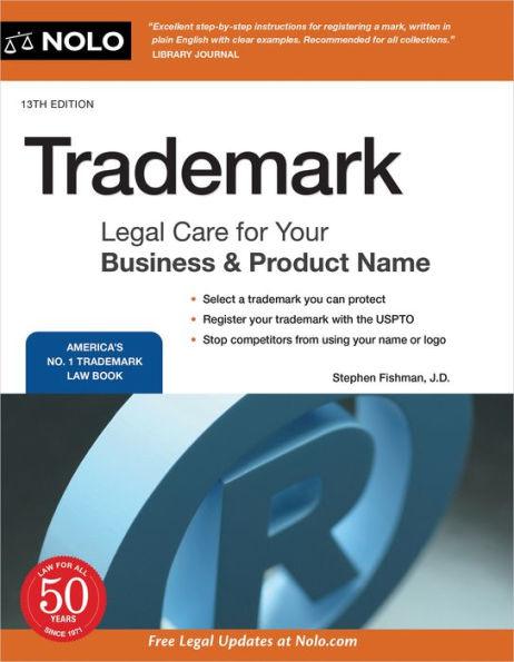 Trademark: Legal Care for Your Business & Product Name - Paperback | Diverse Reads