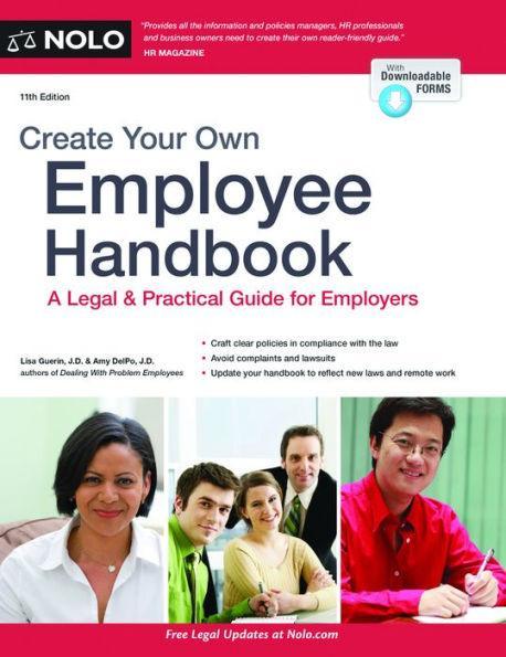 Create Your Own Employee Handbook: A Legal & Practical Guide for Employers - Paperback | Diverse Reads