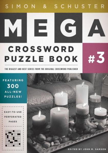 Simon & Schuster Mega Crossword Puzzle Book #3 - Paperback | Diverse Reads