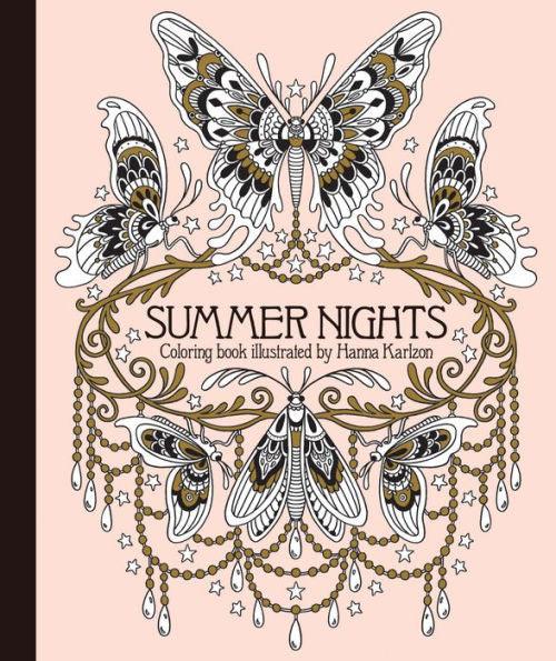 Summer Nights Coloring Book: Originally Published in Sweden as "Sommarnatt" - Hardcover | Diverse Reads
