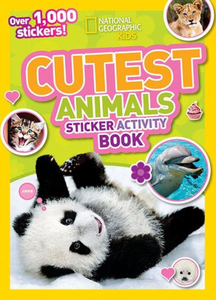 National Geographic Kids Cutest Animals Sticker Activity Book: Over 1,000 stickers! - Paperback(Mass Market Paperback) | Diverse Reads