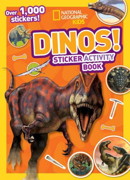 National Geographic Kids Dinos Sticker Activity Book: Over 1,000 Stickers! - Paperback | Diverse Reads