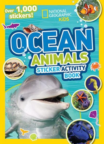 National Geographic Kids Ocean Animals Sticker Activity Book: Over 1,000 Stickers! - Paperback(Mass Market Paperback) | Diverse Reads