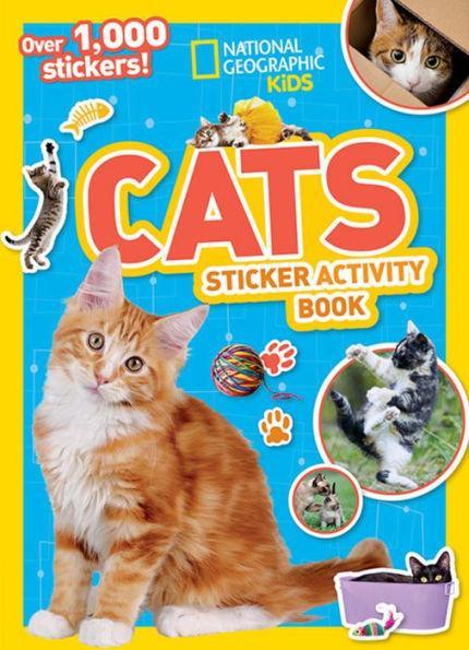 National Geographic Kids Cats Sticker Activity Book - Paperback(Mass Market Paperback) | Diverse Reads
