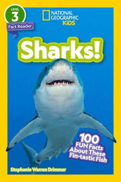 National Geographic Readers: Sharks! ((Level 3)): 100 Fun Facts About These Fin-Tastic Fish - Paperback | Diverse Reads