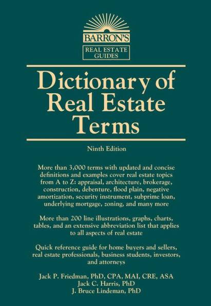 Dictionary of Real Estate Terms - Paperback | Diverse Reads