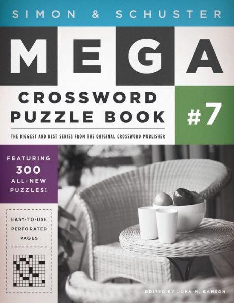 Simon & Schuster Mega Crossword Puzzle Book #7 - Paperback | Diverse Reads