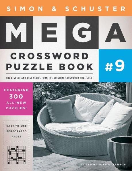 Simon & Schuster Mega Crossword Puzzle Book #9 - Paperback | Diverse Reads