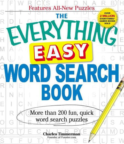 The Everything Easy Word Search Book: More than 200 fun, quick word search puzzles - Paperback | Diverse Reads