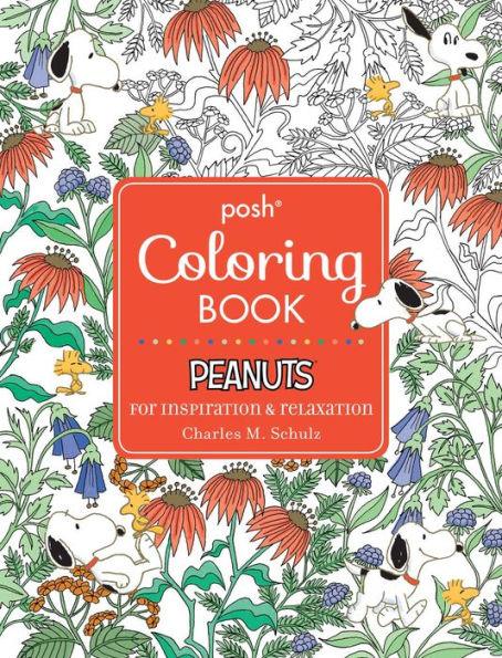 Posh Adult Coloring Book: Peanuts for Inspiration & Relaxation - Paperback | Diverse Reads