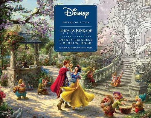 Disney Dreams Collection Thomas Kinkade Studios Disney Princess Coloring Poster - Paperback | Diverse Reads