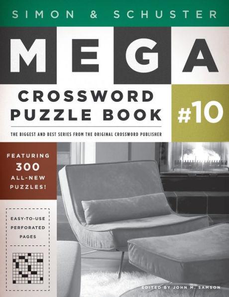 Simon & Schuster Mega Crossword Puzzle Book #10 - Paperback | Diverse Reads