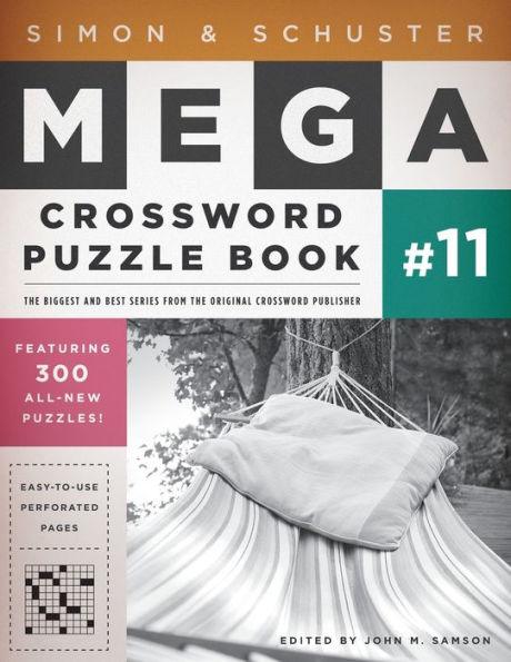 Simon & Schuster Mega Crossword Puzzle Book #11 - Paperback | Diverse Reads