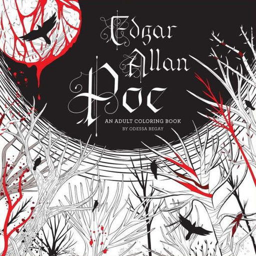 Edgar Allan Poe: An Adult Coloring Book - Paperback | Diverse Reads