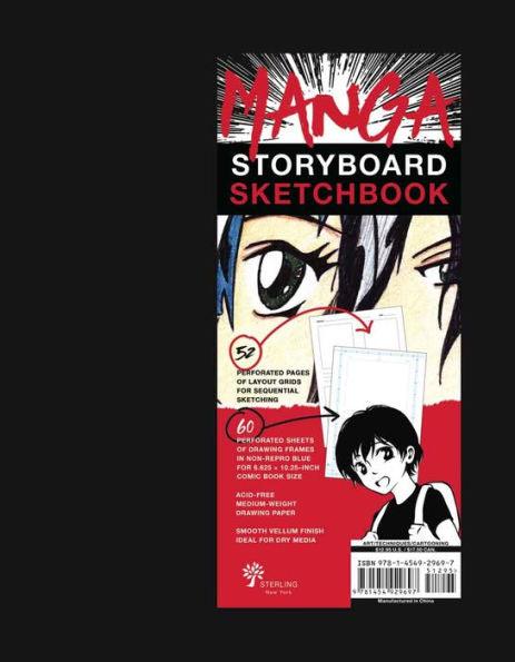 Manga Storyboard Sketchbook - Hardcover | Diverse Reads