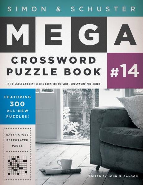Simon & Schuster Mega Crossword Puzzle Book #14 - Paperback | Diverse Reads