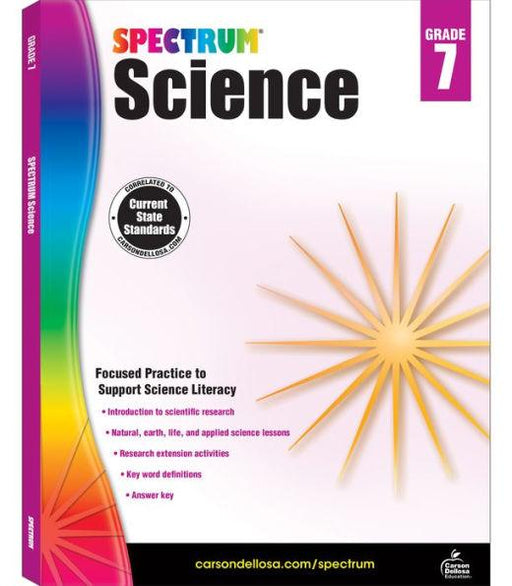 Spectrum Science, Grade 7 - Paperback | Diverse Reads