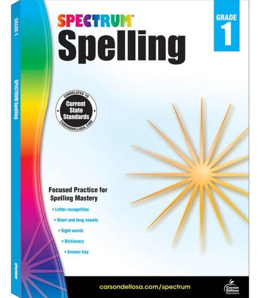 Spectrum Spelling, Grade 1 - Paperback | Diverse Reads