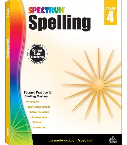Spectrum Spelling, Grade 4 - Paperback | Diverse Reads