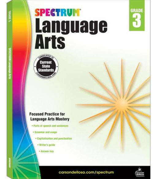 Spectrum Language Arts, Grade 3 - Paperback | Diverse Reads