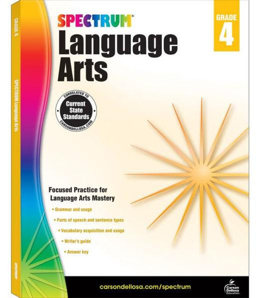 Spectrum Language Arts, Grade 4 - Paperback | Diverse Reads