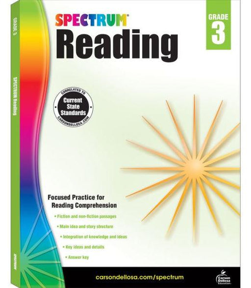 Spectrum Reading, Grade 3 - Paperback | Diverse Reads