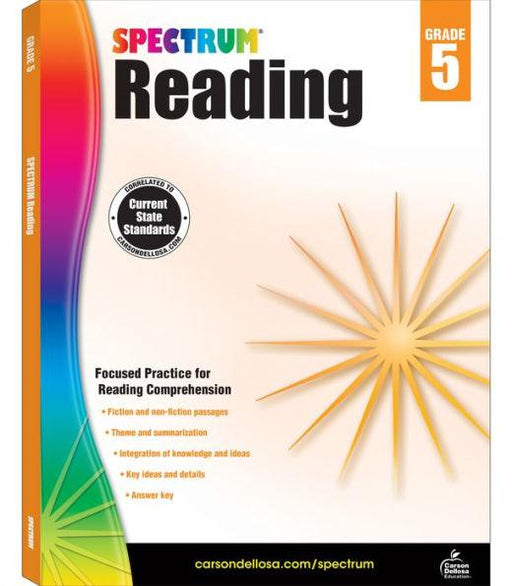 Spectrum Reading, Grade 5 - Paperback | Diverse Reads