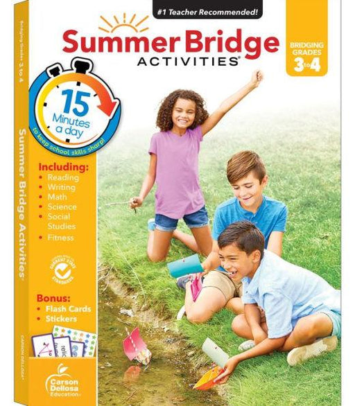 Summer Bridge Activities, Grades 3 - 4: Bridging Grades Third to Fourth - Paperback | Diverse Reads