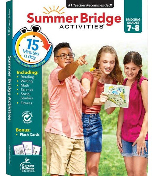 Summer Bridge Activities, Grades 7 - 8: Bridging Grades Seventh to Eighth - Paperback | Diverse Reads