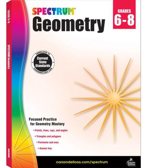 Spectrum Geometry, Grades 6-8 - Paperback | Diverse Reads