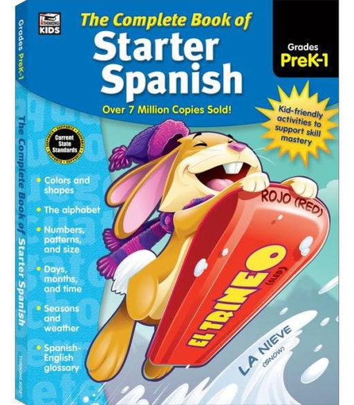 The Complete Book of Starter Spanish, Grades Preschool - 1 - Paperback | Diverse Reads