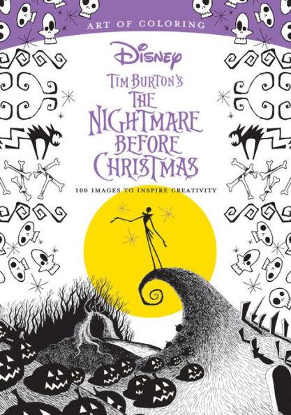 Art of Coloring: Tim Burton's The Nightmare Before Christmas: 100 Images to Inspire Creativity - Paperback | Diverse Reads