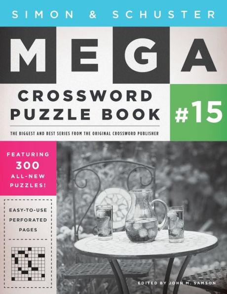 Simon & Schuster Mega Crossword Puzzle Book #15 - Paperback | Diverse Reads