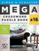 Simon & Schuster Mega Crossword Puzzle Book #16 - Paperback | Diverse Reads