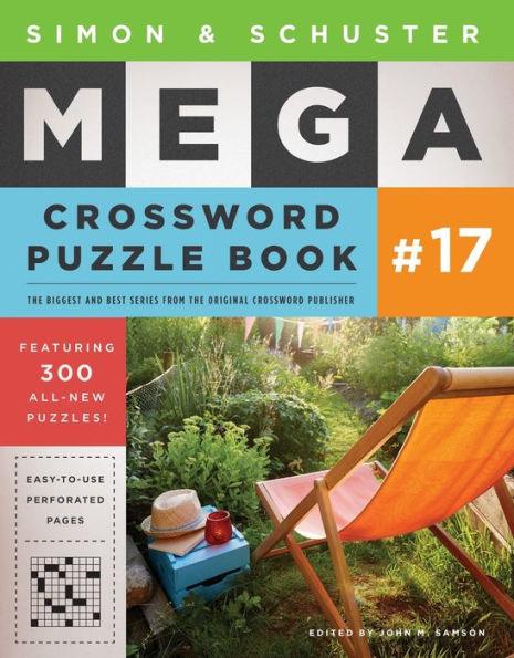 Simon & Schuster Mega Crossword Puzzle Book #17 - Paperback | Diverse Reads