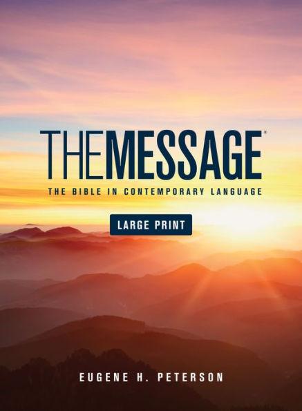 The Message Large Print (Hardcover) - Hardcover | Diverse Reads