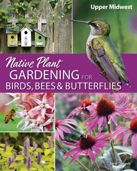 Native Plant Gardening for Birds, Bees & Butterflies: Upper Midwest - Paperback | Diverse Reads