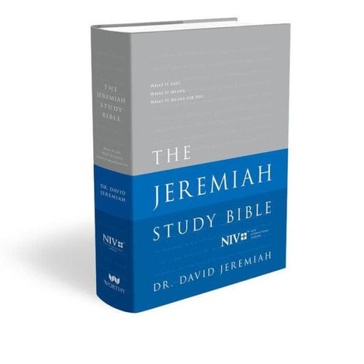 The Jeremiah Study Bible, NIV: Jacketed Hardcover: What It Says. What It Means. What It Means for You. - Hardcover | Diverse Reads