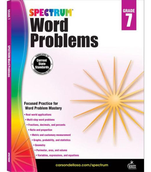 Word Problems, Grade 7 - Paperback | Diverse Reads