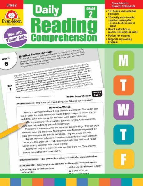 Daily Reading Comprehension, Grade 2 Teacher Edition - Paperback | Diverse Reads
