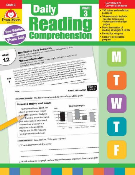 Daily Reading Comprehension, Grade 3 Teacher Edition - Paperback | Diverse Reads