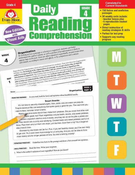 Daily Reading Comprehension, Grade 4 Teacher Edition - Paperback | Diverse Reads