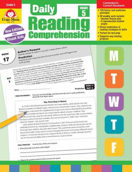 Daily Reading Comprehension, Grade 5 Teacher Edition - Paperback | Diverse Reads