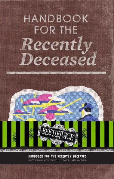 Beetlejuice: Handbook for the Recently Deceased Hardcover Ruled Journal - Hardcover | Diverse Reads