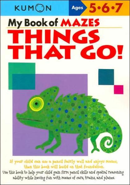 My Book of Mazes: Things That Go! (Kumon Series) - Paperback | Diverse Reads