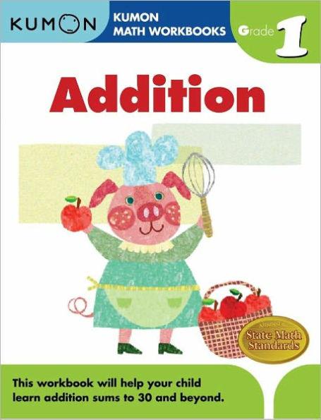 Grade 1 Addition: Kumon Math Workbooks - Paperback | Diverse Reads