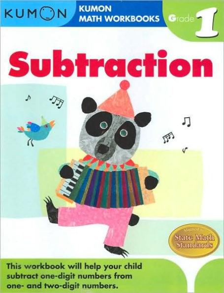 Grade 1 Subtraction: Kumon Math Workbooks - Paperback | Diverse Reads